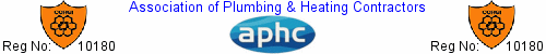 Corgi Logo - Reg Number 10180,  Logo of  Association of Plumbing & Heating Contractors Member